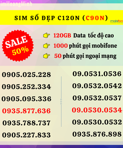 Sim vào mạng mobifone giá rẻ C90n, C120n