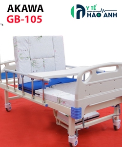 Giường bệnh nhân đa chức năng 3 tay quay Akawa GB 105