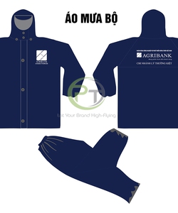 Sản xuất áo mưa in logo công ty làm quà tặng