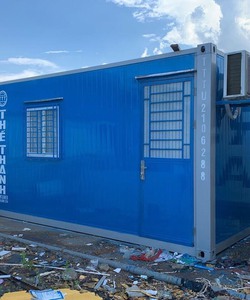 Containerpanel có nhà vệ sinh để ở
