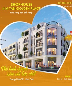 Shophouse kinh doanh trung tâm thành phố lào cai