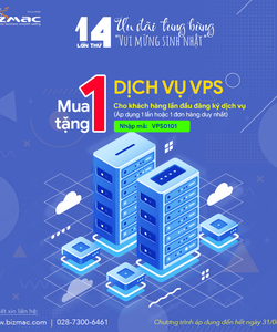 VPS Mua 1 tặng 1 giá cực ưu đãi mùa dịch