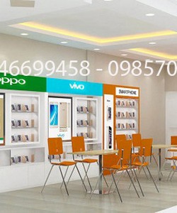 Mẫu thiết kế shop điện thoại hiện đại 2021