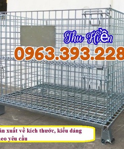 Xe đẩy hàng chuyên dụng, lồng thép trữ hàng giá rẻ