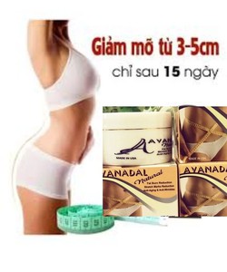 Kem tan mỡ AVANADAY 250g giảm mỡ bụng đùi bắp tay chân, nọng cằm sau 7 ngày