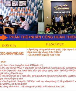 Báo giá xây dựng tại Bình Dương