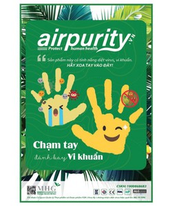 Miếng xoa tay diệt khuẩn, khử khuẩn Airpurity