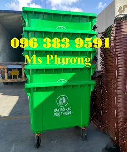 Bán thùng rác 660 lít giá rẻ toàn quốc. Lh Ms Phương 0963839591