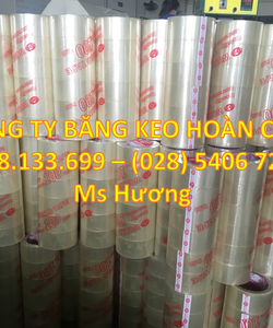 Cty Sản Xuất Băng Keo Hoàn Cầu BK Trong Đục...