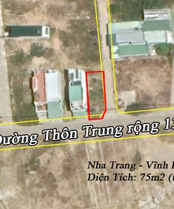 Bán đất Nha Trang Vĩnh Phương lô góc đường 13m