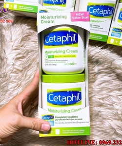 Set 2 kem dưỡng ẩm Cetaphil