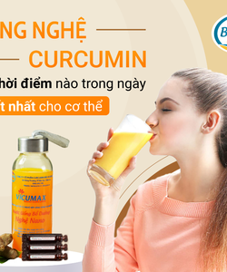 Uống nghệ Curcumin vào thời điểm nào trong ngày là tốt nhất cho cơ thể