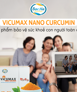 Vicumax Nano Curcumin: Sản phẩm bảo vệ sức khoẻ con người toàn diện