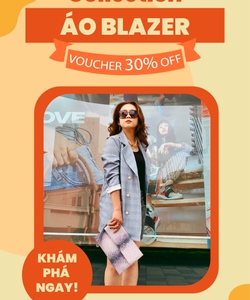 Áo Blazer Nữ Áo Khoác Vest Lin2hand