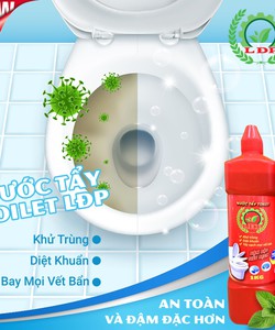 Nước tẩy Toilet Đánh bay mọi vết bẩn cho gia đình bạn