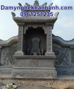Lăng thờ đá Mẫu cây hương đá lăng mộ gia đình đẹp Đá mỹ nghệ Khánh Linh