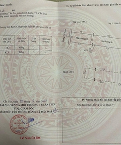 Bán nhà mặt tiền hai bà trưng bến ninh kiều