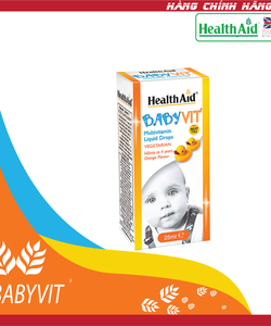 Siro bổ sung dinh dưỡng và năng lượng cho trẻ Health Aid Babyvit Chai 25ml