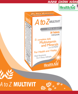 Viên bổ tổng hợp Health Aid A to Z Multivit Hộp 1 chai 30 viên