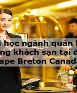 Du học Canada Ngành Quản Lý Nhà Hàng Khách sạn tại đại học Cape Breton