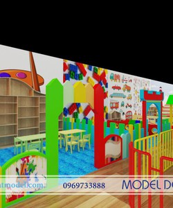 Lắp đặt thiết kế khu vui chơi trẻ em giá rẻ tại Sóc Trăng