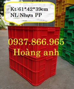 Sản xuất thùng nhựa có nắp số lượng lớn, thùng nhựa dùng trong nhà máy sản xuất, thùng nhựa hs019