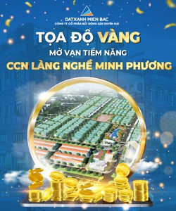 Đất nền sổ đỏ Dự án Cụm công nghiệp Làng nghề Minh Phương Yên Lạc Vĩnh Phúc