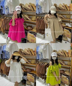 Váy babydol trễ vai