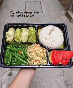 Hộp Nhựa Đen Dùng 1 Lần Gía Rẻ Bình Dương