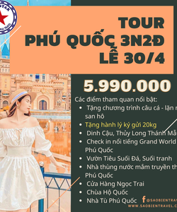 Tour du lịch đảo ngọc Phú Quốc lễ 30/4 3N2Đ