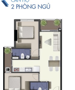 Bán Căn hộ Saigon Riverside Complex Q7 66m có 2 phòng ngủ