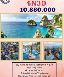 Tour Bali 4N3Đ