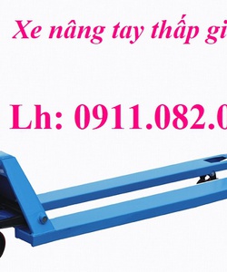 Cung cấp xe nâng tay thấp giá rẻ tại vĩnh long xe nâng tay 3 tấn lh 0911082000