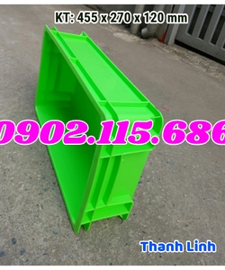 Sóng bít nhựa, thùng nhựa đặc, thùng nhựa B2, thùng nhựa, thùng nhựa đặc B2, sóng bít đựng ốc vít, thùng nhựa công nghiệ