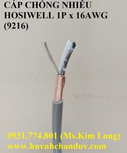 Cáp tín hiệu chống nhiễu Hosiwell 1 Pair 16AWG