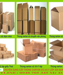 Thùng carton chuyển nhà giá net nhất hiện nay