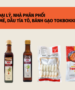 Tìm đại lý, NPP dầu mè, dầu tía tô, tokbokki chả cá