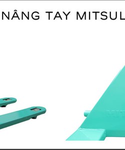 Xe nâng tay 2.5 tấn Mitsulift Liên Doanh càng rộng giá rẻ