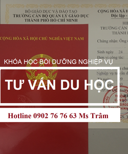 Khóa học bồi dưỡng nghiệp vụ tư vấn du học