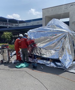 Dịch vụ đóng gói hút chân không máy móc tại các nhà máy