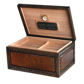 Hộp đựng xì gà The Nottingham Cigar Humidor, 200 điếu, kiểu cổ điển mua sắm online 