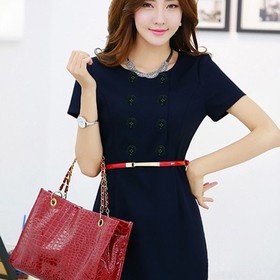 Đầm xòe bi hoa - D247 mua sắm online 