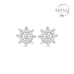 TR Bông tai bạc hình sao mua sắm online 