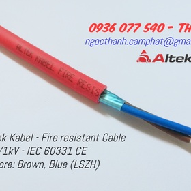 Cáp báo cháy, chống cháy Altek Kabel, 2 x 2.5 mm2 chính hãng giá rẻ mua sắm online 