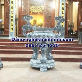 Bộ lư hương đá thờ cúng đẹp chuẩn phong thủy BLHD296 mua sắm online 