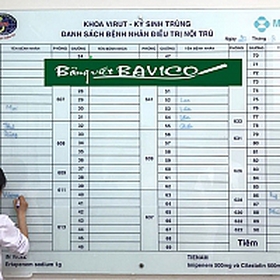 Bảng kính cường lực 8 ly trắng sữa có in ô ly vuông 5cm hoặc nội dung mua sắm online 