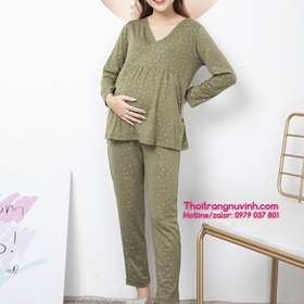 Đồ bộ bầu đẹp mua sắm online 