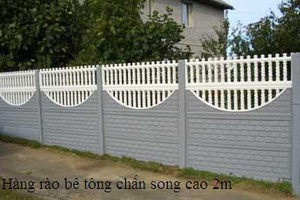 Hàng rào bê tông đúc sẵn – Lựa chọn cho mọi công trình