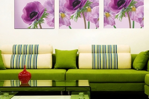 Tranh ghép hoa hạnh phúc 02