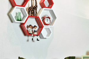 Kệ treo tường tổ ong